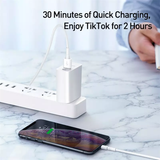  Cáp sạc nhanh, siêu bền Baseus Mini White dùng cho Smartphone/ Tablet (Type C/ Lightning/ Micro, Quick Charging  Sync Data TPE Cable) 