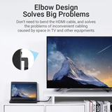  Cáp HDMI2.0 4K Right Angle 270° VENTION AAQ (4K@60Hz, 18Gbps, HDR) 