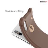  Ốp lưng hình gấu siêu dễ thương Baseus Bear Silicone Case dùng cho iPhone X/ XS/ XR/ XS Max 