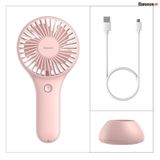  Quạt mini cầm tay pin sạc Baseus Bingo Fan ( 3 Level , Rechargeable Mini USB Hand and Desktop Fan) 