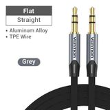  Dây cáp âm thanh chất lượng cao AUX Audio 3.5 VENTION BAPHG (Flat cable, 1.5M, AUX Cable 3.5mm) 