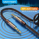  Dây cáp âm thanh chất lượng cao AUX Audio 3.5 VENTION BAPHG (Flat cable, 1.5M, AUX Cable 3.5mm) 