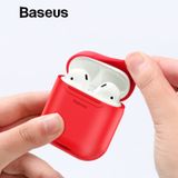  Bao Silicone bảo vệ tích hợp sạc không dây Baseus Wireless Charger dùng cho tai nghe Apple Airpods (Qi Wireless Charger Case) 