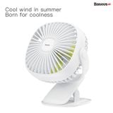  Quạt kẹp mini để bàn Baseus Box Clamping Fan (Pin sạc 2000mAh, 3 cấp tốc độ, đèn LED, xoay 360 độ ) 