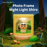  Đèn Ngủ ROCK Crayon Shinchan Photo Frame (2-Level Brightness, 300mAh, 3D Stereo Plush Doll) 