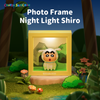  Đèn Ngủ ROCK Crayon Shinchan Photo Frame (2-Level Brightness, 300mAh, 3D Stereo Plush Doll) 