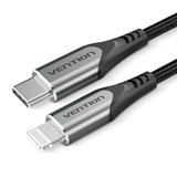  Cáp sạc nhanh C to Lightning VENTION TAC (3A) 