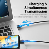  USB OTG USB-C to Micro USB VENTION CDXB0 (Male to Female) 