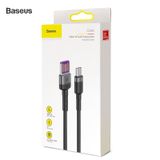  Cáp sạc nhanh Baseus Cafule Double-side Type C HW Super Fast Charge Cable (5A/40W, Double-sided ) 