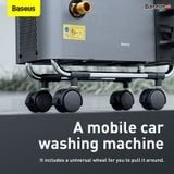  Máy nén tăng áp đa năng Baseus F1 Pressure Car Smart Washer ( 1300W/1450psi/ IPX5, Automatic Star/Stop, Intelligent Adjust Pressure, Car Washing Machine) 