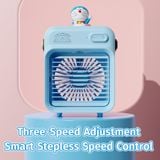  Quạt Làm Mát Để Bàn ROCK Doraemon F20 Water Cooling (5H, 2400mAh) 