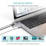  Hub chuyển đa năng 4 in1 CHOETECH M13 cho Macbook/iPAD/Surface/Laptop/SmartPhone (HUB-M13, Type C to HDMI 4K@60Hz, AUX, USB, Type C PD Fast Charge) 