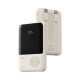  Pin Dự Phòng ROCK P95/P99 10000mAh/20000mAh 22.5W (with Built-in Type-C + Lightning Cable) 