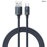  Cáp Sạc Siêu  Nhanh Baseus Crystal Shine Series Fast Charging USB to Type-C 100W (Supercharge 5A  Data Cable) 
