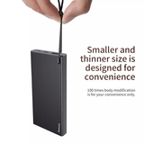  Pin sạc dự phòng siêu mỏng nhẹ Baseus Chocolate Ulra Slim 10,000 mAh cho iPhone/ Smartphone/ Tablet (2A, Dual input Type C/ Micro) 