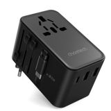  Củ Sạc Du Lịch Tích Hợp Cáp Type C Choetech PD5020 35W (UK/US/EU/AU) 