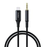  Cáp Chuyển Âm Thanh Lightning to 3.5mm CHOETECH AUX007 (1M, Non-MFI, Nylon Braided Cable) 