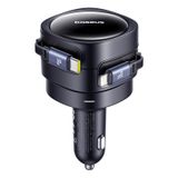  Tẩu Sạc Đa Năng Kèm Cáp Sạc Baseus Enjoyment Max 60W (With Built-in C+Lightning / C+C Retractable Cables 0.8m, 180° Rotation Design) 