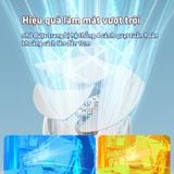  Quạt tích điện tuần hoàn đế kẹp đa năng RTAKO Four-leaf Circulating Clip Fan (3600mAh, 48H) 