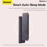  Bàn Phím Không Dây Baseus Creator Wireless Tri-Mode Keyboard cho Laptop/Macbook/iPad (2.4Ghz/Bluetooth, Kết nối 3 thiết bị, Thiết Kế Tiện Dụng Với Độ Bền Cao) 