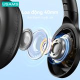  Tai Nghe Chụp Tai USAMS YH21 (Bluetooth v5.3, 500mAh, 70hrs, SNR ≥80dB, 3D Surround Sound) 
