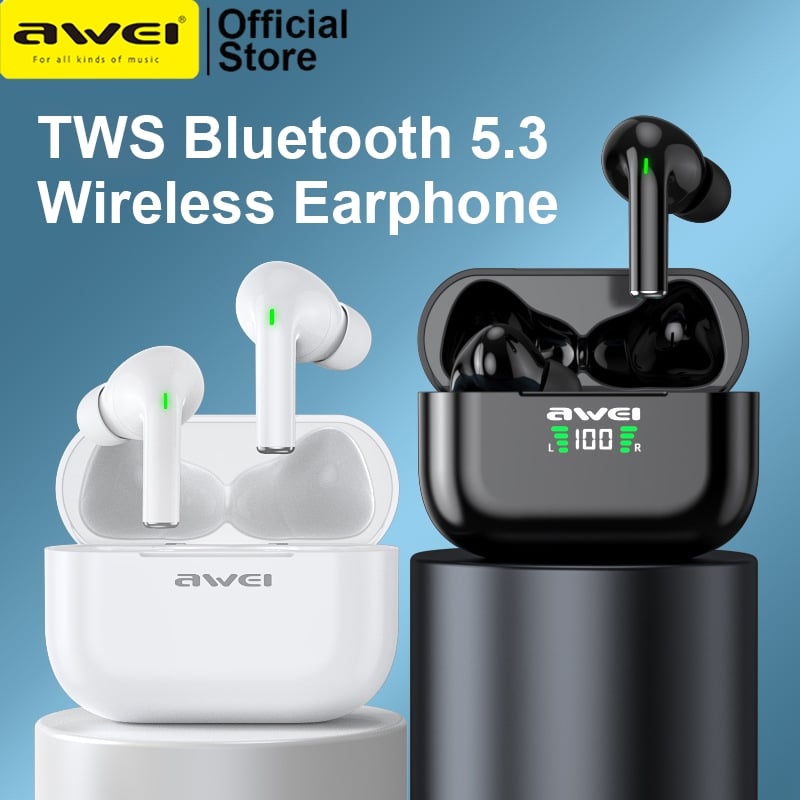  Tai Nghe Không Dây TWS AWEI T29 (Bluetooth v5.3, 7H, IPX6) 