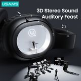  Tai Nghe Chụp Tai USAMS YG23 (Bluetooth v5.3, 300mAh, 40hrs, 3D Stereo Sound, HD calls, thumping bass, customized 3D stereo sound, immersive music listening) 