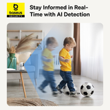  Camera Quan Sát Baseus Security P1 Lite Indoor Camera 2K (Zoom 8X, 2.4G/5G Wifi, Xoay Ngang 360°, Dọc 90°) 