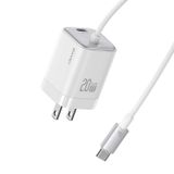  Củ Sạc Nhanh GaN USAMS CC261 20W (With Type-C Built-in cable) 