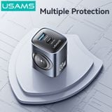  Củ Sạc Nhanh Đa Năng C+A GaN USAMS CC293 T67 20W (With iWatch Charger) 