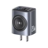  Củ Sạc Nhanh Đa Năng C+A GaN USAMS CC293 T67 20W (With iWatch Charger) 