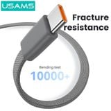  Pin Dự Phòng USAMS CD240 10000mAh 20W (Digital Display, With Dual Built-in C+Lightning Cable) 