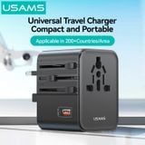  Củ Sạc Du Lịch 2C+1A USAMS CC309 25W (US/AU/UK/EU) 