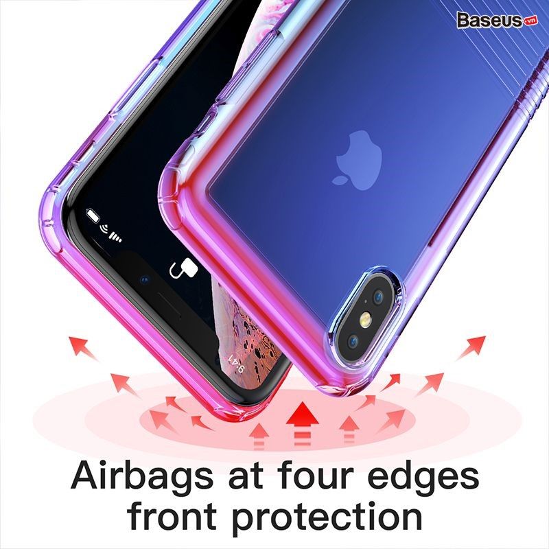  Ốp lưng chống sốc Baseus Colorful Airbag Protection Case cho iPhone X/ XR/ XS Max 