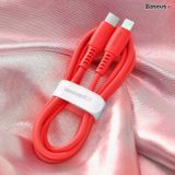  Cáp sạc nhanh C to Lightning Baseus Colourful PD Cable cho iPhone X/XS Max/ iP11 Pro Max (18W, Power Delivery Fast Charge TPE Cable) 