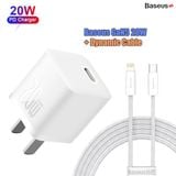  Bộ Sạc Nhanh 20W Baseus GaN5 Fast Charger 1C cho iPhone/Samsung (PD/QC Multi Quick Charge Support, Smart Protect) 