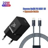  Bộ Sạc Nhanh 20W Baseus GaN5 Fast Charger 1C cho iPhone/Samsung (PD/QC Multi Quick Charge Support, Smart Protect) 