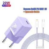  Bộ Sạc Nhanh 20W Baseus GaN5 Fast Charger 1C cho iPhone/Samsung (PD/QC Multi Quick Charge Support, Smart Protect) 