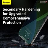  Kính cường lực chống ánh sáng xanh Baseus 0.15mm Eye Protection Full Coverage Tempered Glass Film 2020 cho iPhone 12 Series (Green Light, Secondary Hardening, 2 miếng/hộp) 
