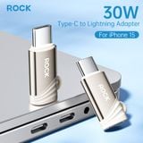  Đầu chuyển OTG ROCK L12 USB-C to Lightning 