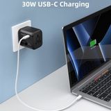  Củ sạc du lịch đa năng Choetech PD5008 PD 30W Quick Travel Charger (củ sạc du lịch thay đổi chân cắm) 