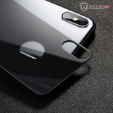  Kính cường lực chống trầy mặt lưng Baseus LV178 cho iPhone X (0.3mm, Ultra Thin, Back Protector) 