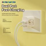  Củ Sạc Nhanh ROCK Crayon Shinchan T43 Dual Port A+C PD 20W 