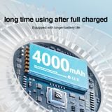  Quạt tuần hoàn tích điện để bàn RTAKO D06 Desktop Dual-Layer Circulating Fan (4000mAh, Xoay 360°, 5-Gear, 9H) 