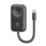  Đế Sạc Không Dây Dự Phòng Cho Watch USAMS CD245 1200mAh 2.5W (with Built-in Type-C cable) 