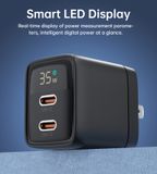  Củ Sạc Nhanh 2C Choetech PD6051 Display 35W (US Plug) 