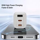  Củ Sạc Nhanh 2C+1A ROCK Ice²Cube 65W (9-Layer Safety Protection) 