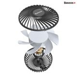  Quạt mini tiện dụng cho xe ô tô Baseus Departure Vehicle Fan (5V, 3 mức tốc độ, Gắn lưng ghế hoặc khe gió) 