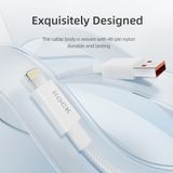  Cáp Sạc Nhanh USB to Lightning ROCK Z20 2.4A (1M, Nylon Braided) 