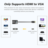  Bộ chuyển đổi HDMI to VGA VENTION 74345 (Flat Cable) 
